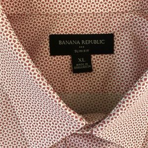 Banana Republic : Slim Fit, Short Sleeve, XLarge